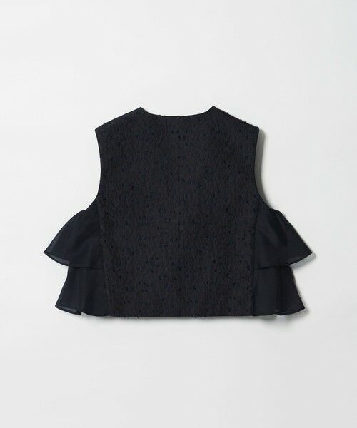 UNITED ARROWS / ユナイテッドアローズ ベスト | フラワー カットジャガード コンビ ベスト | 詳細11