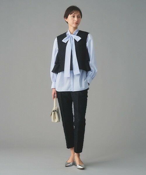 UNITED ARROWS / ユナイテッドアローズ ベスト | フラワー カットジャガード コンビ ベスト | 詳細6