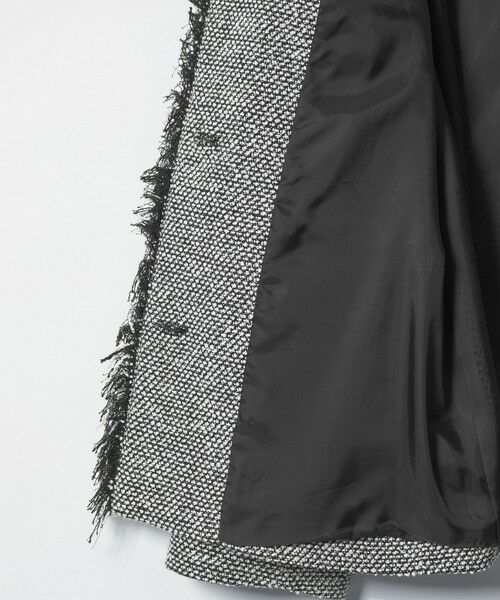 UNITED ARROWS / ユナイテッドアローズ ノーカラージャケット | 2トーン ツイードライク ノーカラー ジャケット | 詳細15