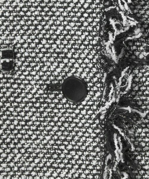 UNITED ARROWS / ユナイテッドアローズ ノーカラージャケット | 2トーン ツイードライク ノーカラー ジャケット | 詳細16