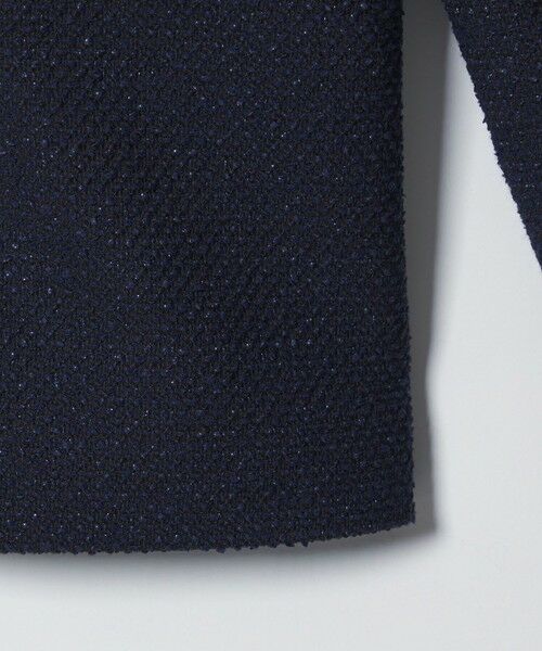 UNITED ARROWS / ユナイテッドアローズ ノーカラージャケット | 2トーン ツイードライク ノーカラー ジャケット | 詳細28