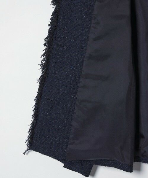 UNITED ARROWS / ユナイテッドアローズ ノーカラージャケット | 2トーン ツイードライク ノーカラー ジャケット | 詳細29