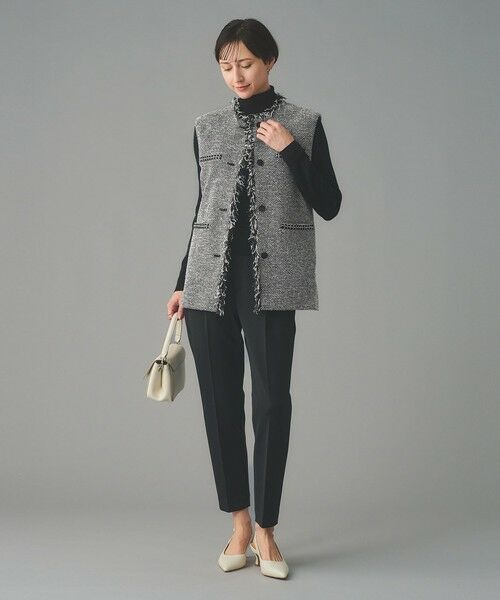 UNITED ARROWS / ユナイテッドアローズ ベスト | 2トーン ツイードライク ベスト | 詳細8