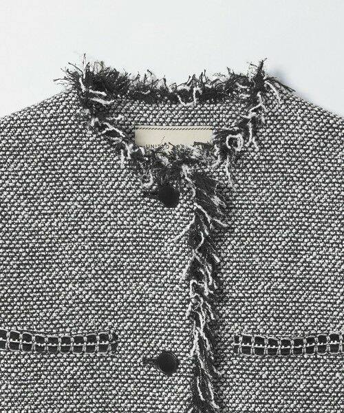 UNITED ARROWS / ユナイテッドアローズ ベスト | 2トーン ツイードライク ベスト | 詳細12