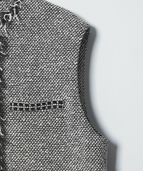 UNITED ARROWS / ユナイテッドアローズ ベスト | 2トーン ツイードライク ベスト | 詳細13