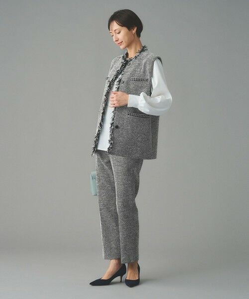 UNITED ARROWS / ユナイテッドアローズ ベスト | 2トーン ツイードライク ベスト | 詳細3