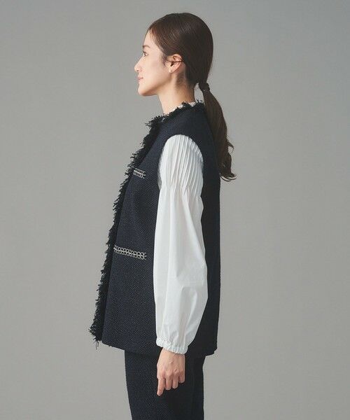 UNITED ARROWS / ユナイテッドアローズ ベスト | 2トーン ツイードライク ベスト | 詳細24