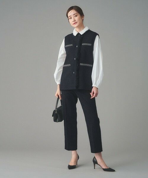 UNITED ARROWS / ユナイテッドアローズ ベスト | 2トーン ツイードライク ベスト | 詳細19