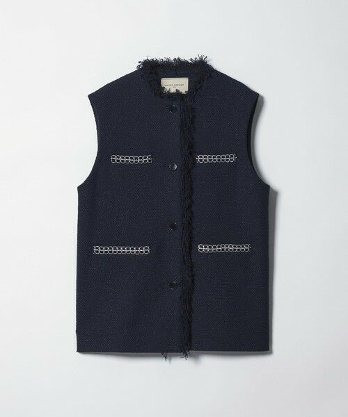 UNITED ARROWS / ユナイテッドアローズ ベスト | 2トーン ツイードライク ベスト | 詳細26
