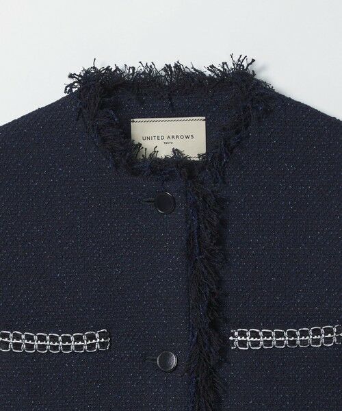UNITED ARROWS / ユナイテッドアローズ ベスト | 2トーン ツイードライク ベスト | 詳細28