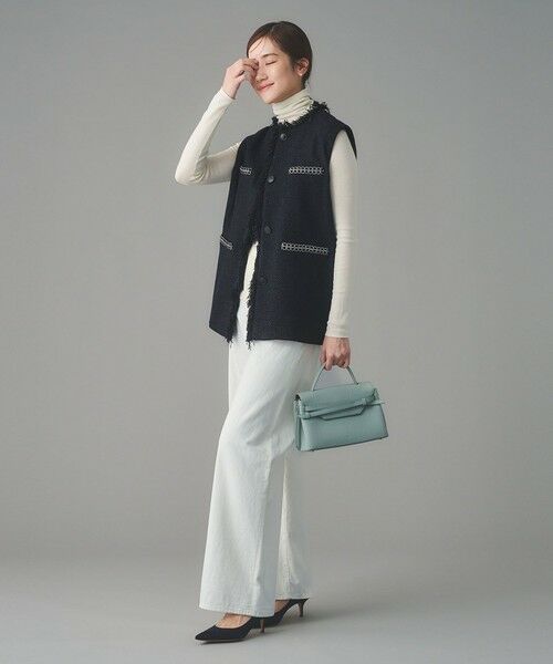 UNITED ARROWS / ユナイテッドアローズ ベスト | 2トーン ツイードライク ベスト | 詳細22