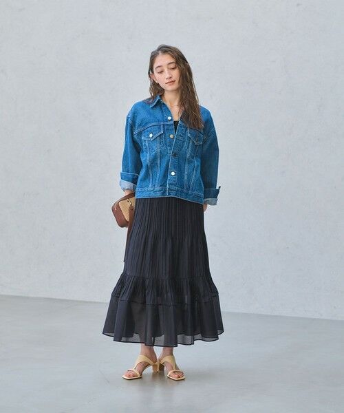 UNITED ARROWS / ユナイテッドアローズ ロング・マキシ丈スカート | オーガンジー コンスト プリーツスカート | 詳細22