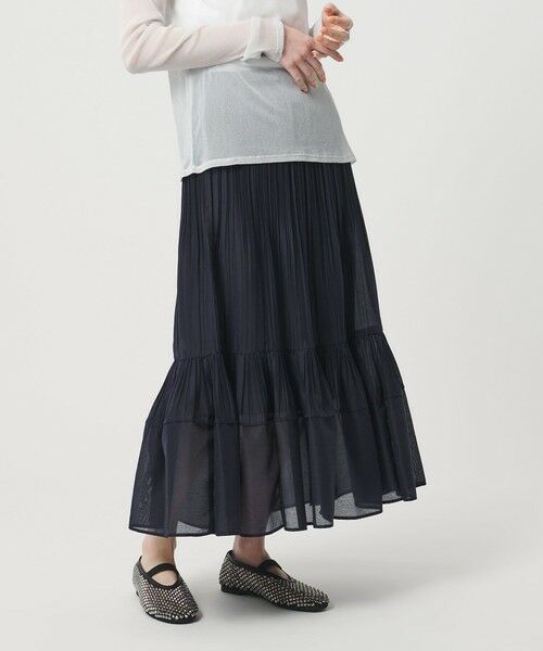 UNITED ARROWS / ユナイテッドアローズ ロング・マキシ丈スカート | オーガンジー コンスト プリーツスカート | 詳細25