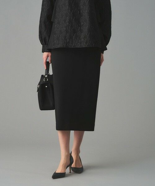 UNITED ARROWS / ユナイテッドアローズ ミニ・ひざ丈スカート | SPONGY タイトスカート（BLACK）