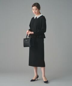 UNITED ARROWS / ユナイテッドアローズ ロング・マキシ丈ワンピース | SPONGY ペプラム ワンピース