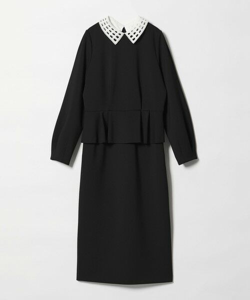 UNITED ARROWS / ユナイテッドアローズ ロング・マキシ丈ワンピース | SPONGY ペプラム ワンピース | 詳細5