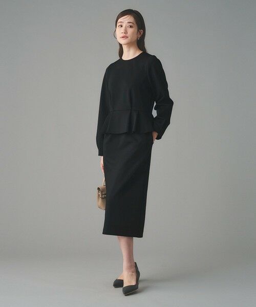 UNITED ARROWS / ユナイテッドアローズ ロング・マキシ丈ワンピース | SPONGY ペプラム ワンピース | 詳細4