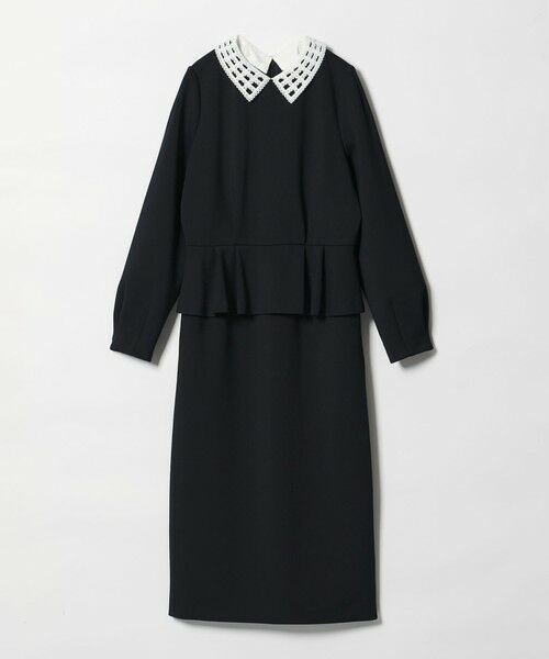 UNITED ARROWS / ユナイテッドアローズ ロング・マキシ丈ワンピース | SPONGY ペプラム ワンピース | 詳細14