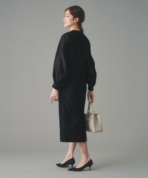 UNITED ARROWS / ユナイテッドアローズ ロング・マキシ丈ワンピース | GISHA 2トーン ジャガード ワンピース | 詳細14