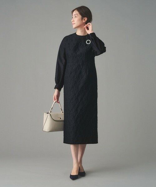 UNITED ARROWS / ユナイテッドアローズ ロング・マキシ丈ワンピース | GISHA 2トーン ジャガード ワンピース | 詳細15