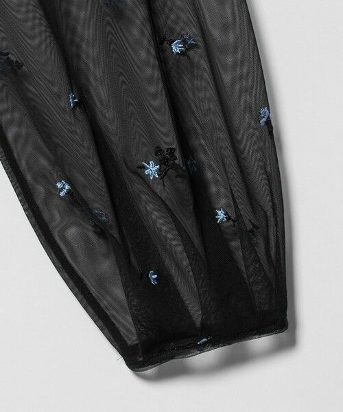 UNITED ARROWS / ユナイテッドアローズ ロング・マキシ丈ワンピース | チュール エンブロイダリー コンビ ワンピース | 詳細7