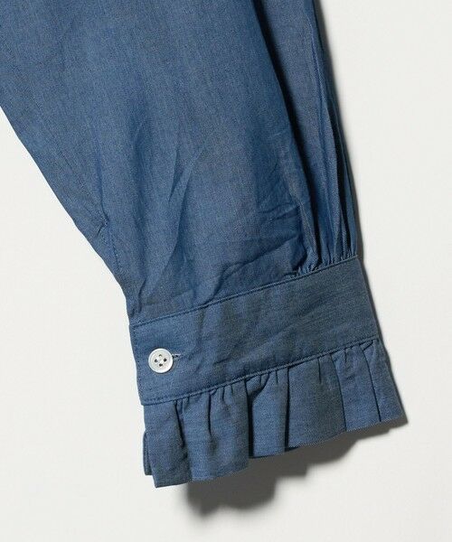 UNITED ARROWS / ユナイテッドアローズ シャツ・ブラウス | 【別注】＜dahl’ia＞シャンブレー フリルブラウス | 詳細3