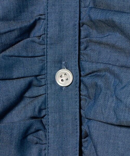 UNITED ARROWS / ユナイテッドアローズ シャツ・ブラウス | 【別注】＜dahl’ia＞シャンブレー フリルブラウス | 詳細4