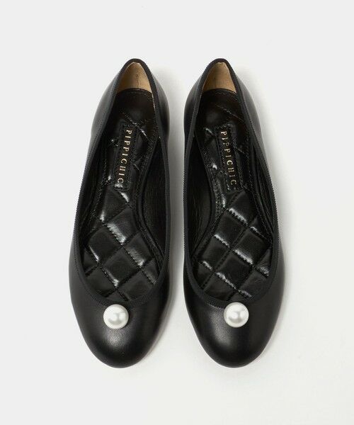 UNITED ARROWS / ユナイテッドアローズ フラットシューズ | ＜PIPPICHIC＞CHUCHU F/PRL フラットシューズ（BLACK）