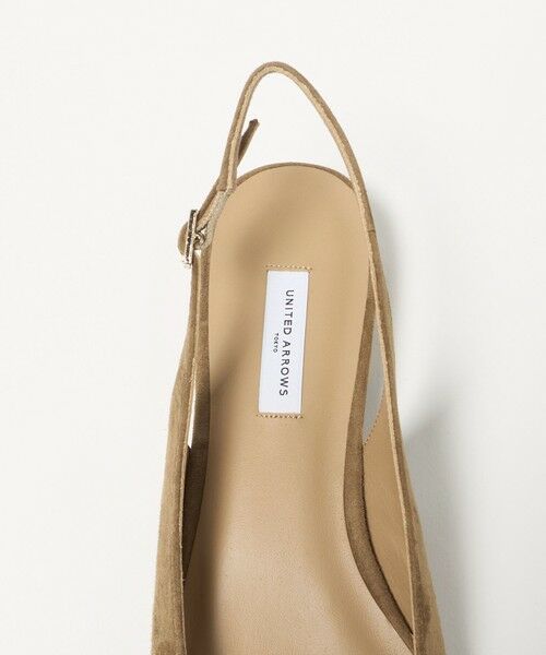 UNITED ARROWS / ユナイテッドアローズ サンダル | スエード スリングバック サンダル | 詳細11