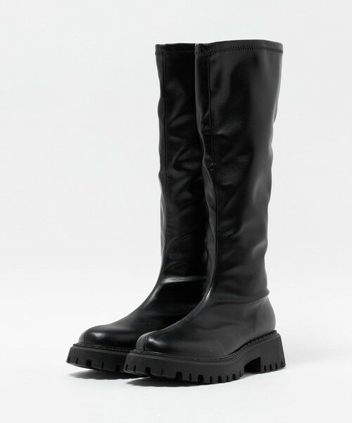 UNITED ARROWS / ユナイテッドアローズ ブーツ(ロング丈) | ストレッチ レイン ロングブーツ | 詳細1