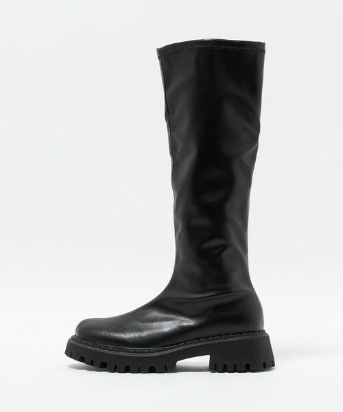 UNITED ARROWS / ユナイテッドアローズ ブーツ(ロング丈) | ストレッチ レイン ロングブーツ(BLACK)