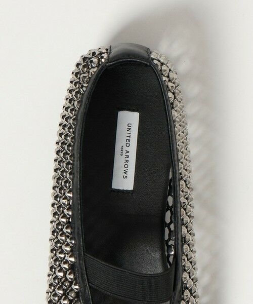 UNITED ARROWS / ユナイテッドアローズ フラットシューズ | メッシュ ビジュー フラットシューズ | 詳細16