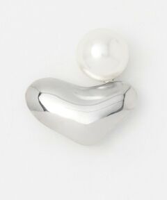 UNITED ARROWS / ユナイテッドアローズ ブローチ・コサージュ | ＜AYA KANEKO×IRIS 47×UNITED ARROWS＞イミテーションパール ハートブローチ