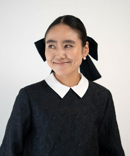 UNITED ARROWS / ユナイテッドアローズ ヘアピン | ＜AYA KANEKO×IRIS 47×UNITED ARROWS＞ビッグ リボン クリップ（NAVY）