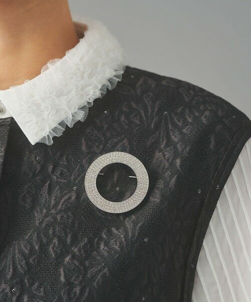 UNITED ARROWS / ユナイテッドアローズ ブローチ・コサージュ | サークル ブローチ | 詳細1