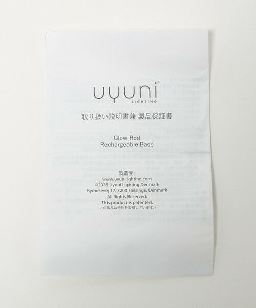 UNITED ARROWS / ユナイテッドアローズ インテリア・インテリア雑貨 | ＜UYUNI Lighting＞リチャージャブル グローロッド ライト 4.5×8 | 詳細8