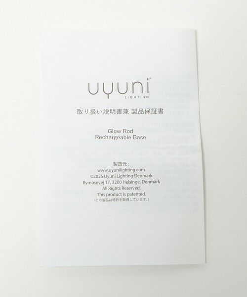 UNITED ARROWS / ユナイテッドアローズ インテリア・インテリア雑貨 | ＜UYUNI Lighting＞リチャージャブル グローロッド ライト 6×8 | 詳細8