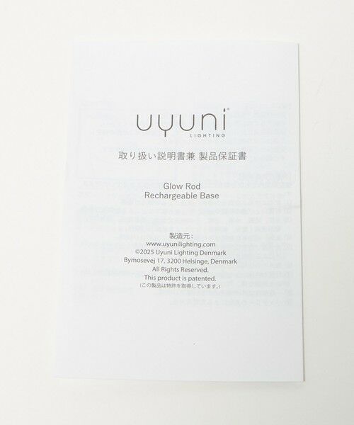 UNITED ARROWS / ユナイテッドアローズ インテリア・インテリア雑貨 | ＜UYUNI Lighting＞リチャージャブル グローロッド ライト 6×12 | 詳細6