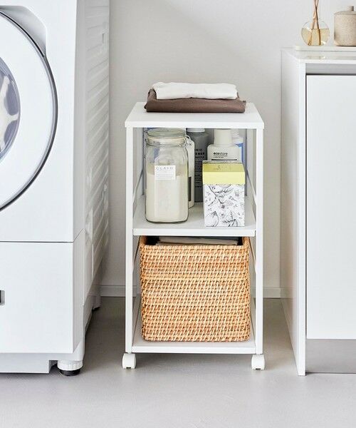 UNITED ARROWS / ユナイテッドアローズ インテリア・インテリア雑貨 | ＜tower＞目隠しワゴン スリム 天板付き | 詳細1