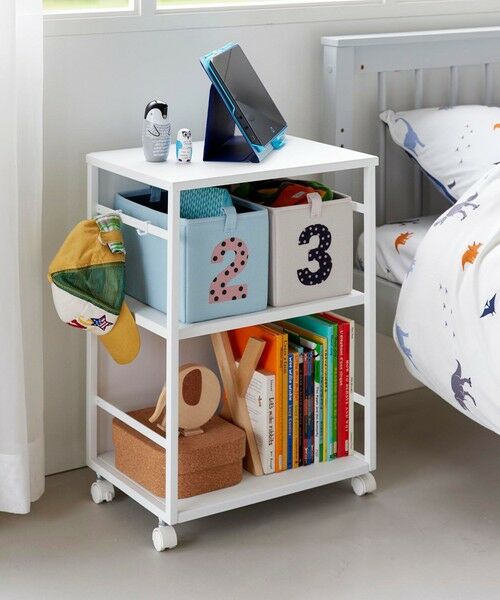 UNITED ARROWS / ユナイテッドアローズ インテリア・インテリア雑貨 | ＜tower＞目隠しワゴン 天板付き（WHITE）