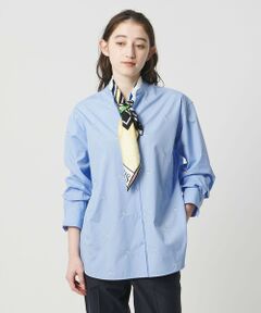 UNITED ARROWS / ユナイテッドアローズ シャツ・ブラウス | エンブロイダリーフラワー バンドカラー シャツ