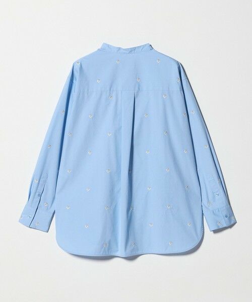 UNITED ARROWS / ユナイテッドアローズ シャツ・ブラウス | エンブロイダリーフラワー バンドカラー シャツ | 詳細14