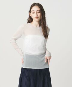 UNITED ARROWS / ユナイテッドアローズ カットソー | チュールジャージー グリッター カットソー