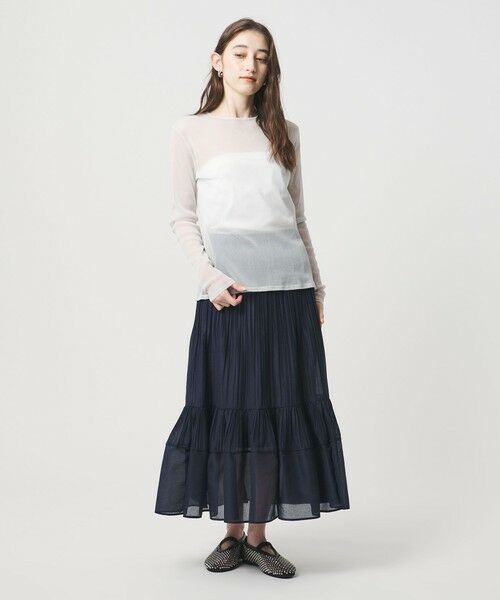 UNITED ARROWS / ユナイテッドアローズ カットソー | チュールジャージー グリッター カットソー | 詳細7