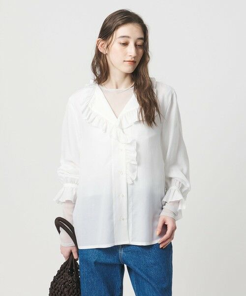 UNITED ARROWS / ユナイテッドアローズ カットソー | チュールジャージー グリッター カットソー | 詳細8