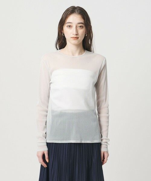 UNITED ARROWS / ユナイテッドアローズ カットソー | チュールジャージー グリッター カットソー | 詳細9