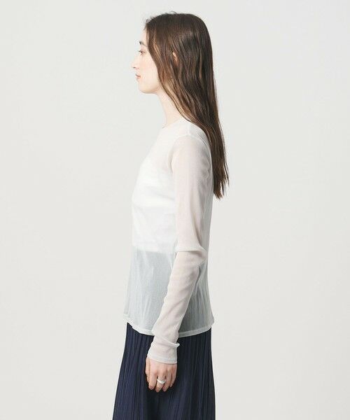 UNITED ARROWS / ユナイテッドアローズ カットソー | チュールジャージー グリッター カットソー | 詳細10