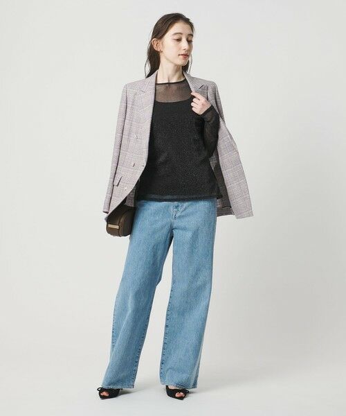 UNITED ARROWS / ユナイテッドアローズ カットソー | チュールジャージー グリッター カットソー | 詳細19