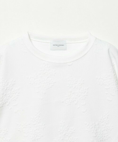 UNITED ARROWS / ユナイテッドアローズ スウェット | フラワー ジャガード スウェット | 詳細6
