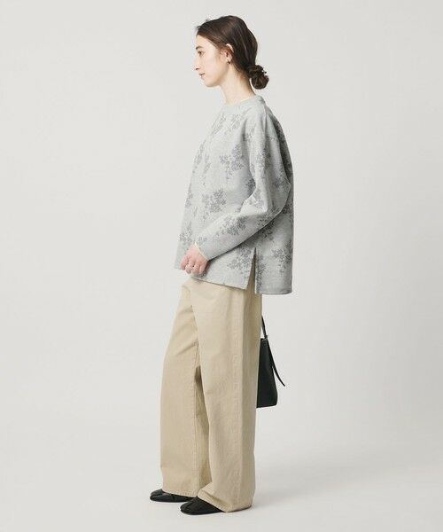 UNITED ARROWS / ユナイテッドアローズ スウェット | フラワー ジャガード スウェット | 詳細10